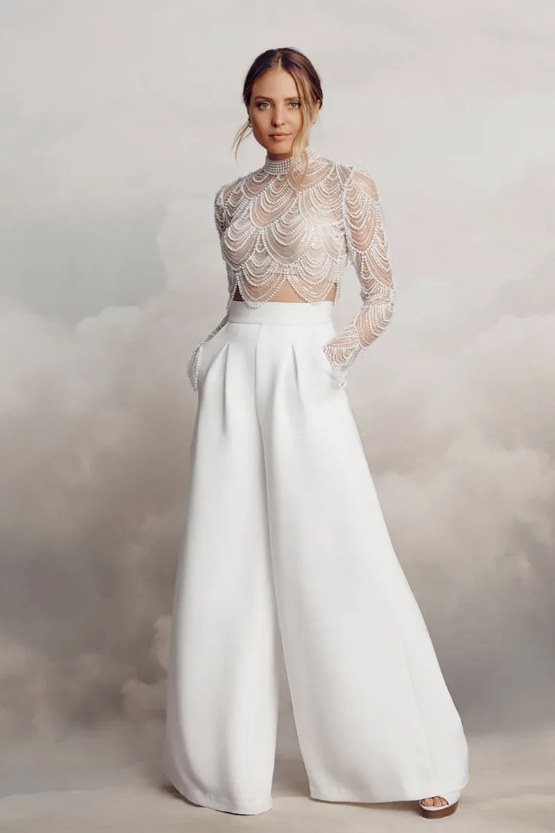 Abito da sposa Alexis Trousers — Catherine Deane