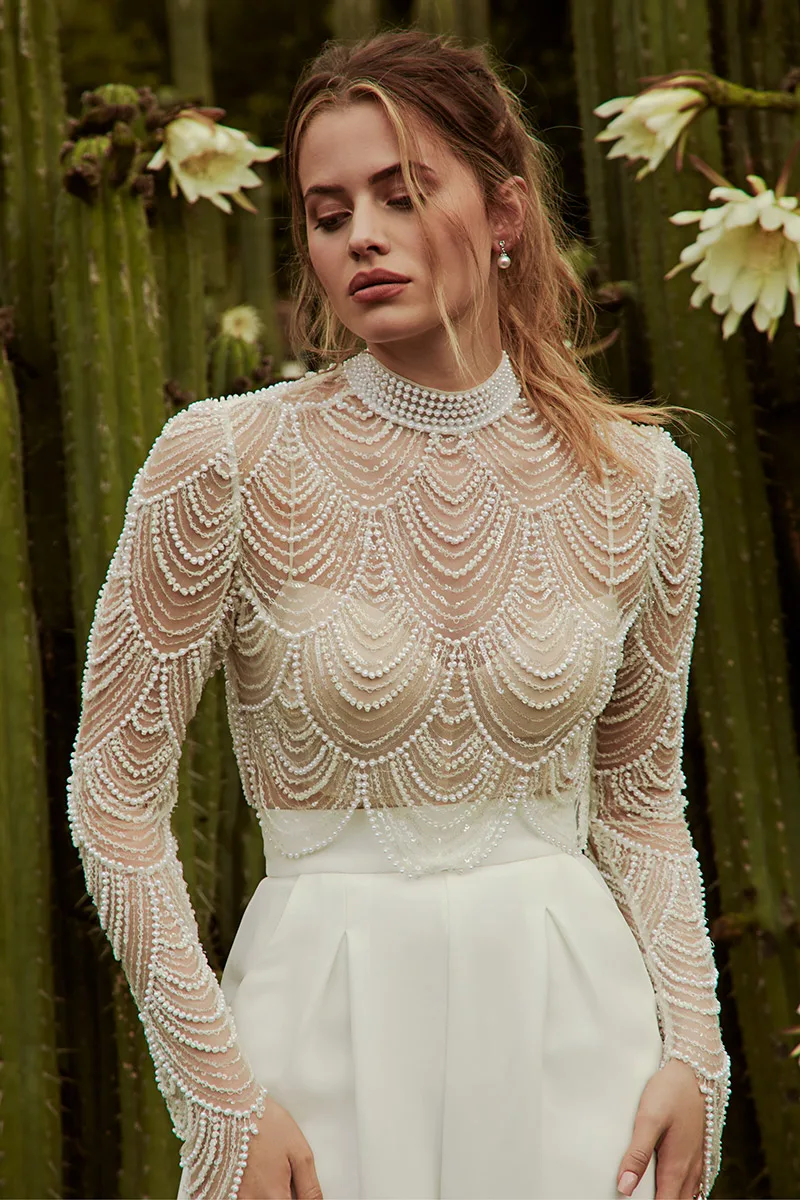 Abito da sposa Anya topper — Catherine Deane