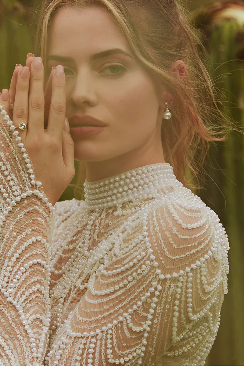 Abito da sposa Anya topper — Catherine Deane, dettaglio 4