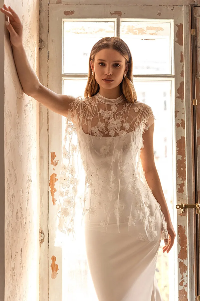 Abito da sposa Cape — Eva lendel, dettaglio 3