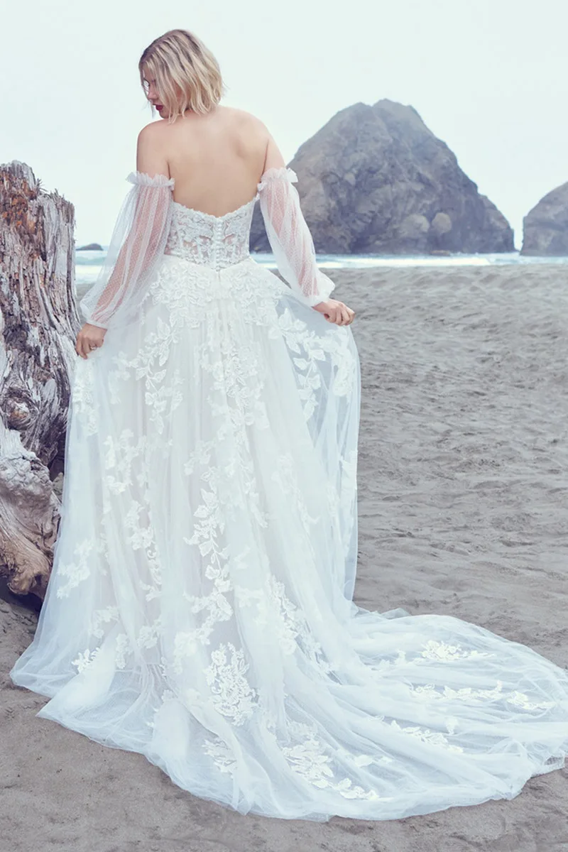 Abito da sposa Carson — Collezione Terra, dettaglio 10