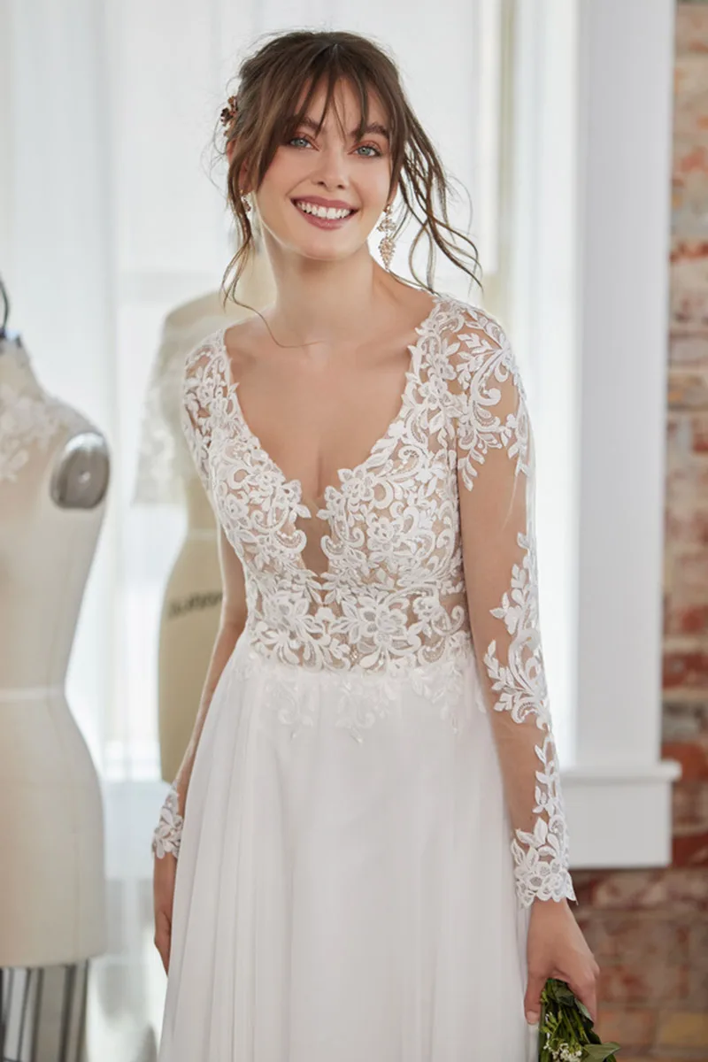 Abito da sposa Chantal lynette — Collezione Terra, dettaglio 6