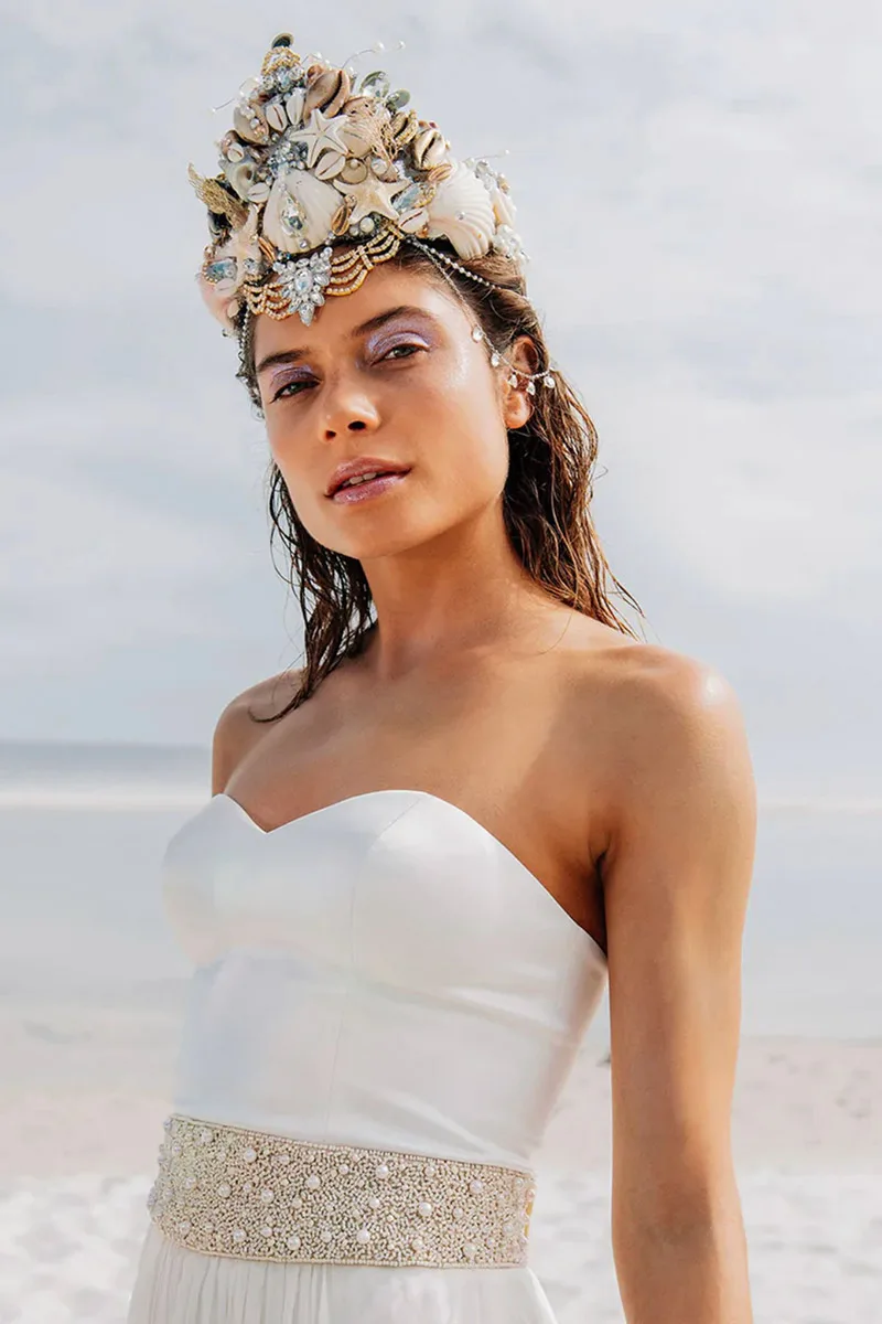 Abito da sposa Darla bodice — Catherine Deane, dettaglio 4