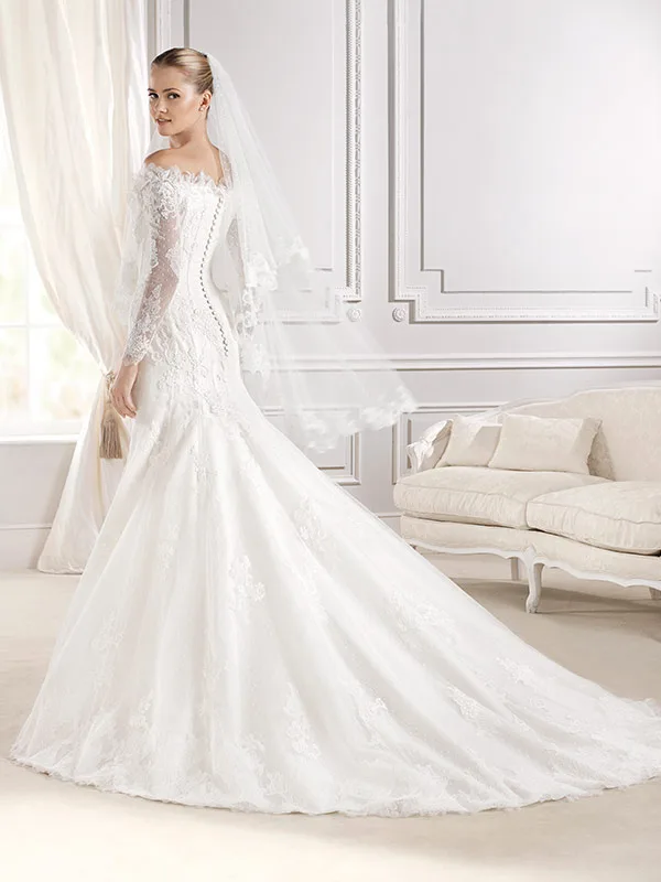 Abito da sposa Ekaterina — Collezione Fuoco, dettaglio 2