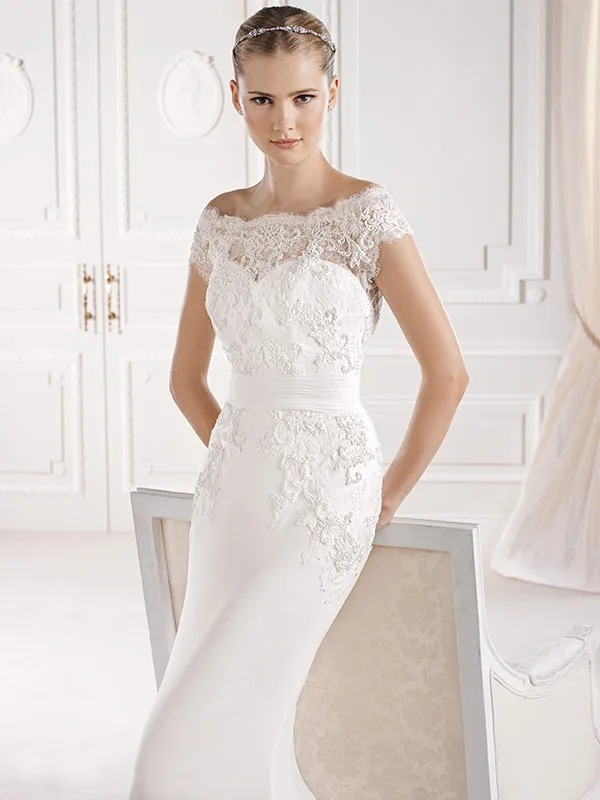 Abito da sposa Elures — Collezione Fuoco, dettaglio 3