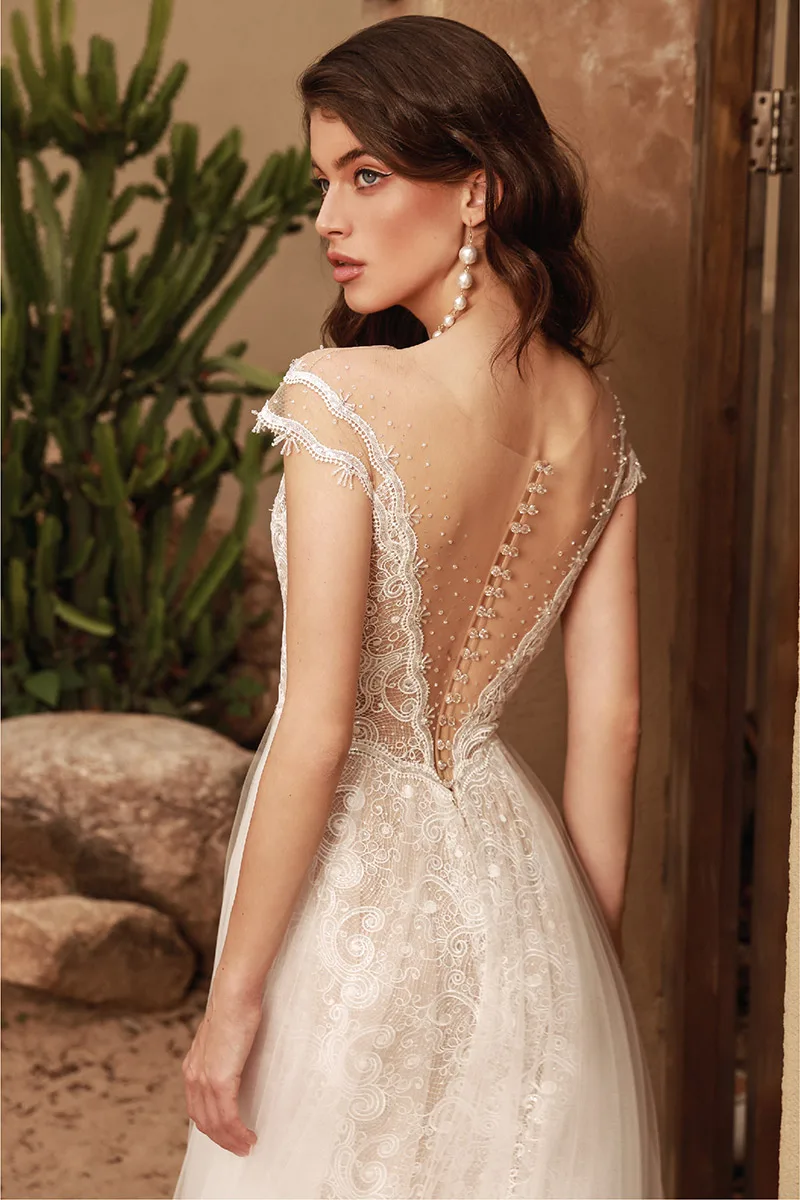 Abito da sposa Etasha — Chic nostalgia, dettaglio 3