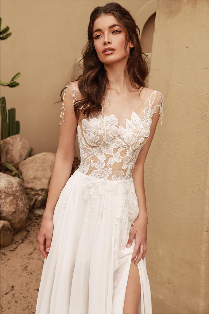 Abito da sposa Ethaya — Chic nostalgia, dettaglio 3