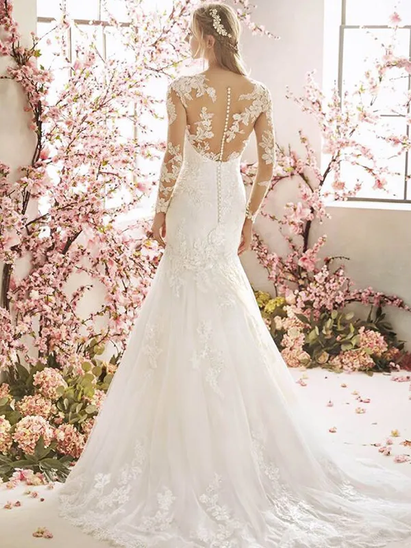 Abito da sposa Foxglove — Collezione Fuoco, dettaglio 2