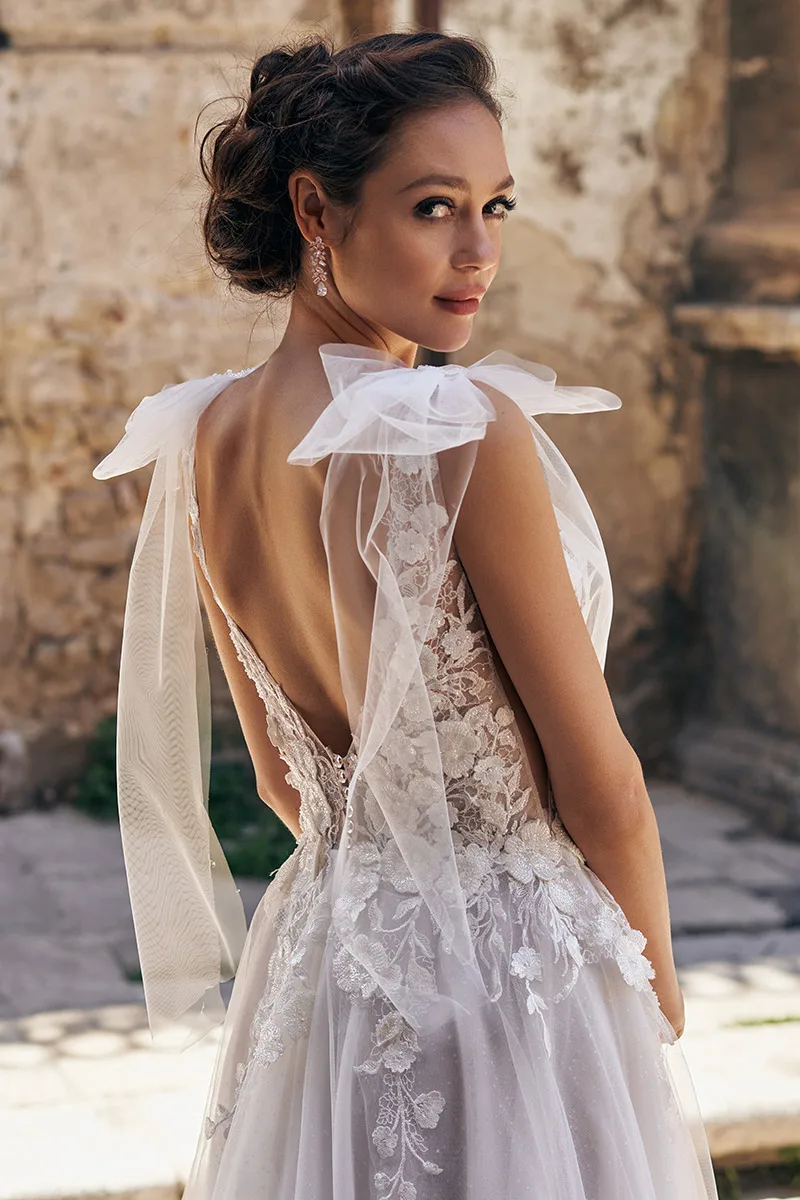 Abito da sposa Guccia — Collezione Aria, dettaglio 5