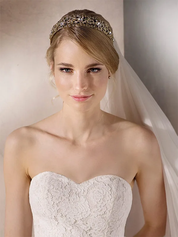 Abito da sposa Hadane — Collezione Fuoco, dettaglio 3