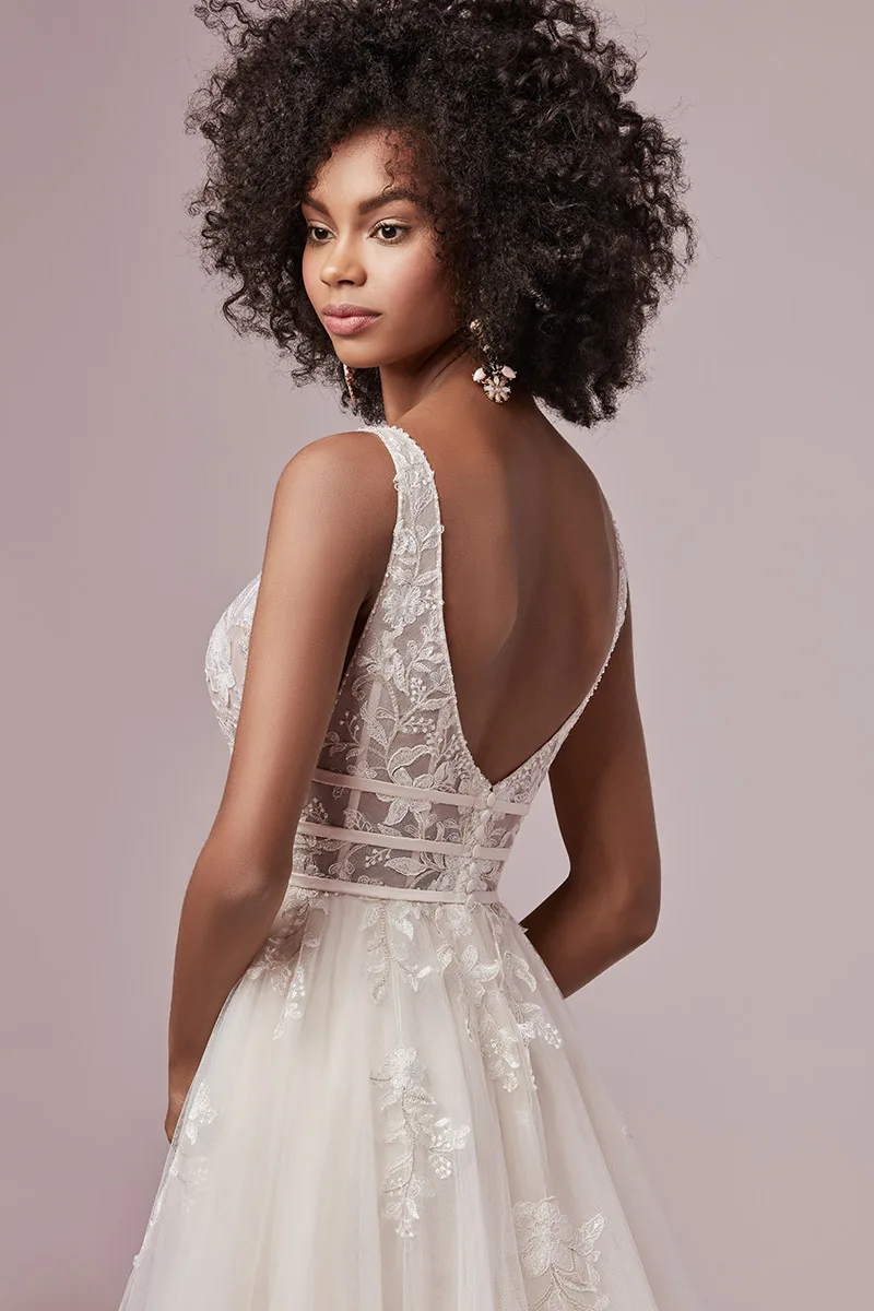 Abito da sposa Hight — Collezione Terra, dettaglio 3