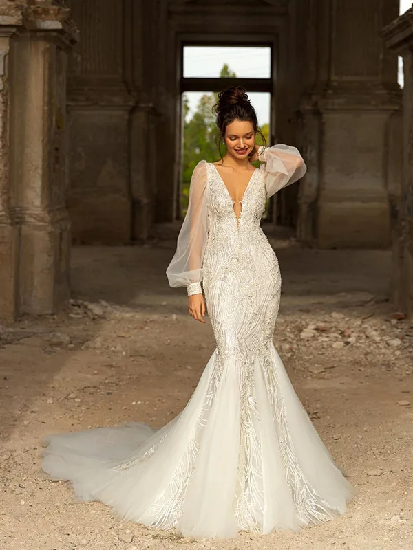 Abito da sposa Lennox — Eva lendel, dettaglio 3