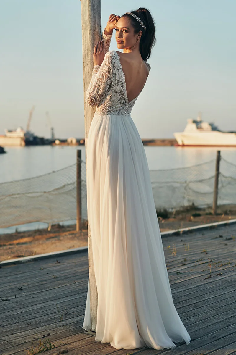 Abito da sposa Leonarda — Collezione Aria, dettaglio 2