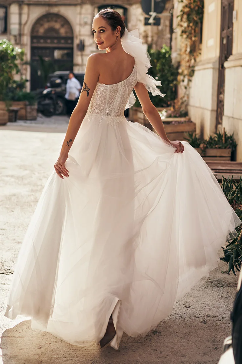 Abito da sposa Maurizia — Collezione Aria, dettaglio 2