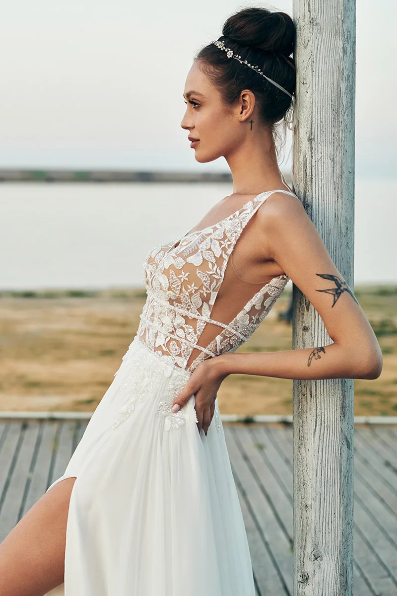 Abito da sposa Peppa — Collezione Aria, dettaglio 3