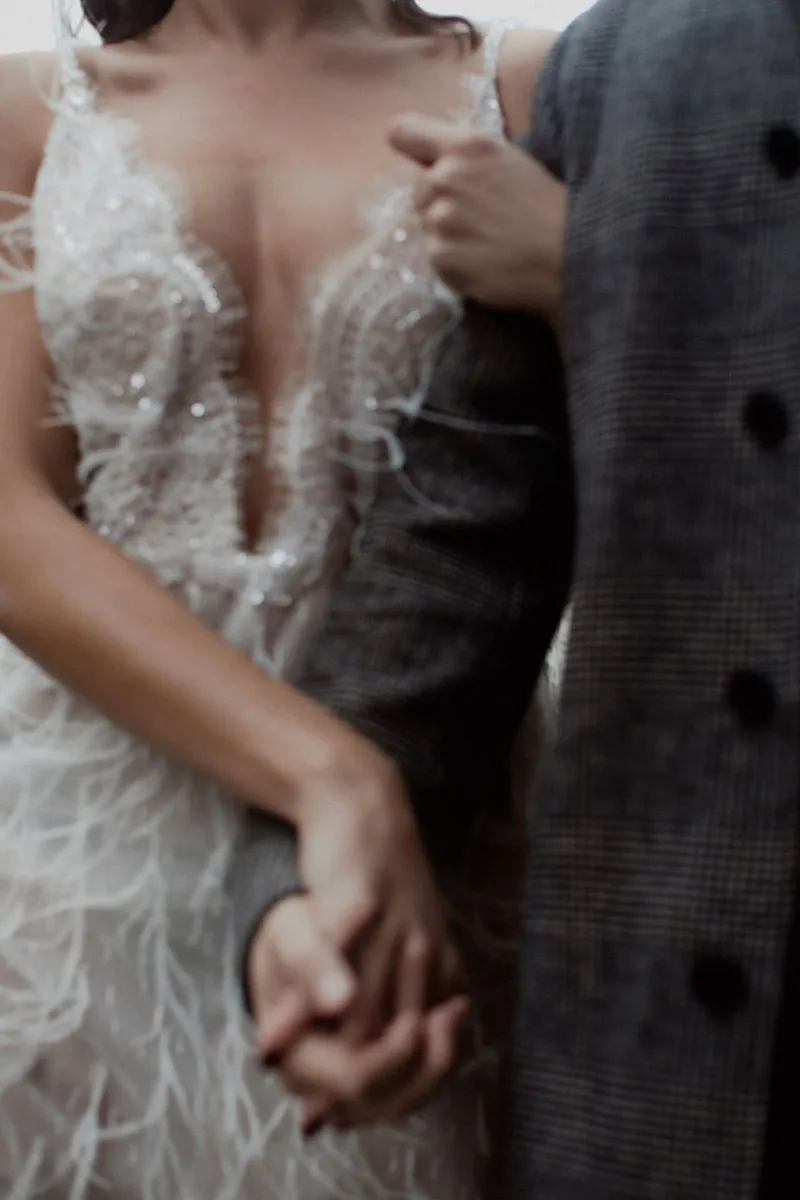 Abito da sposa Plume — Couture, dettaglio 3