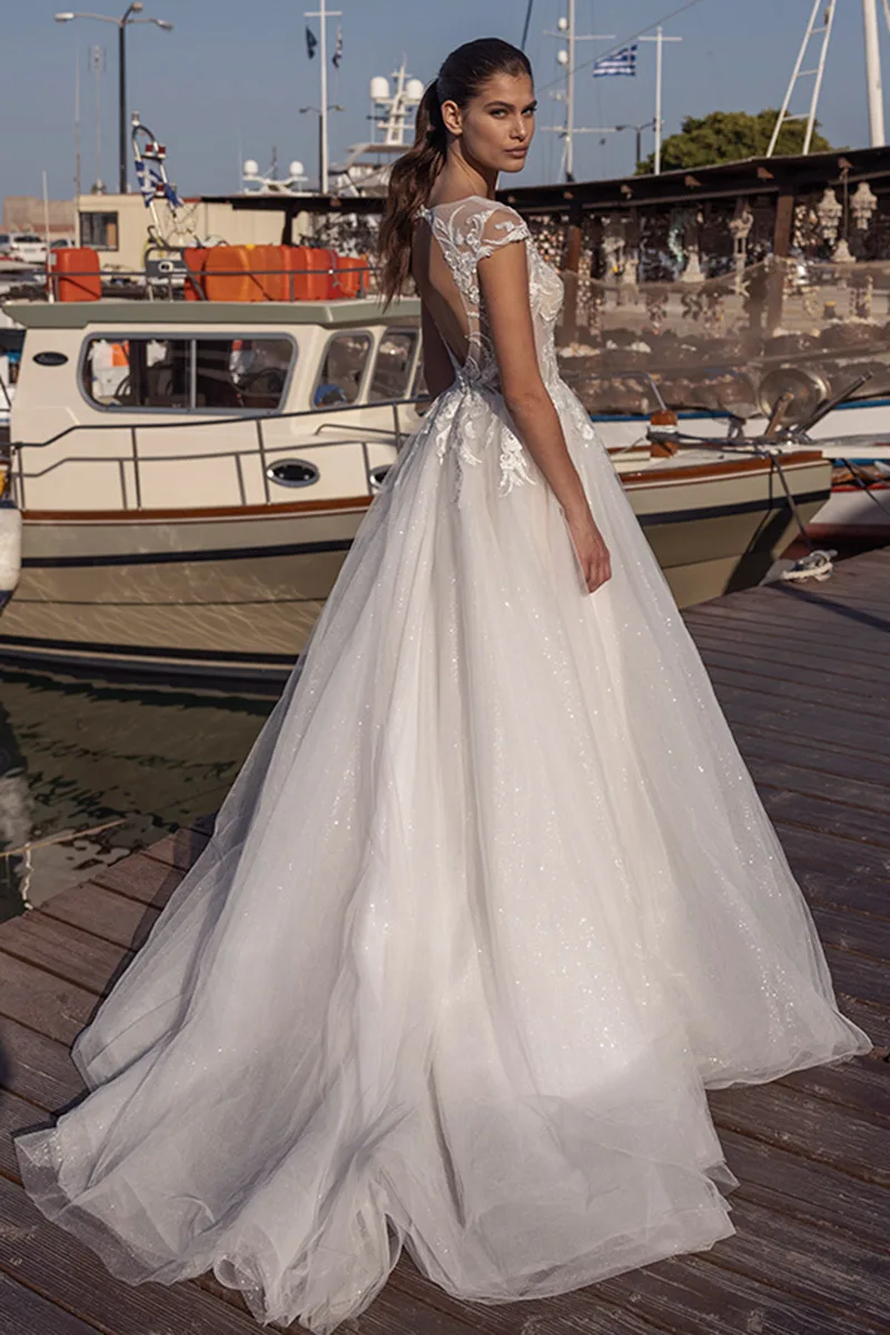 Abito da sposa Sabina — Collezione Acqua, dettaglio 2