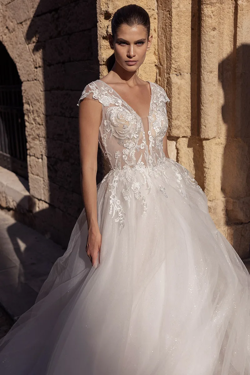 Abito da sposa Sabina — Collezione Acqua, dettaglio 3