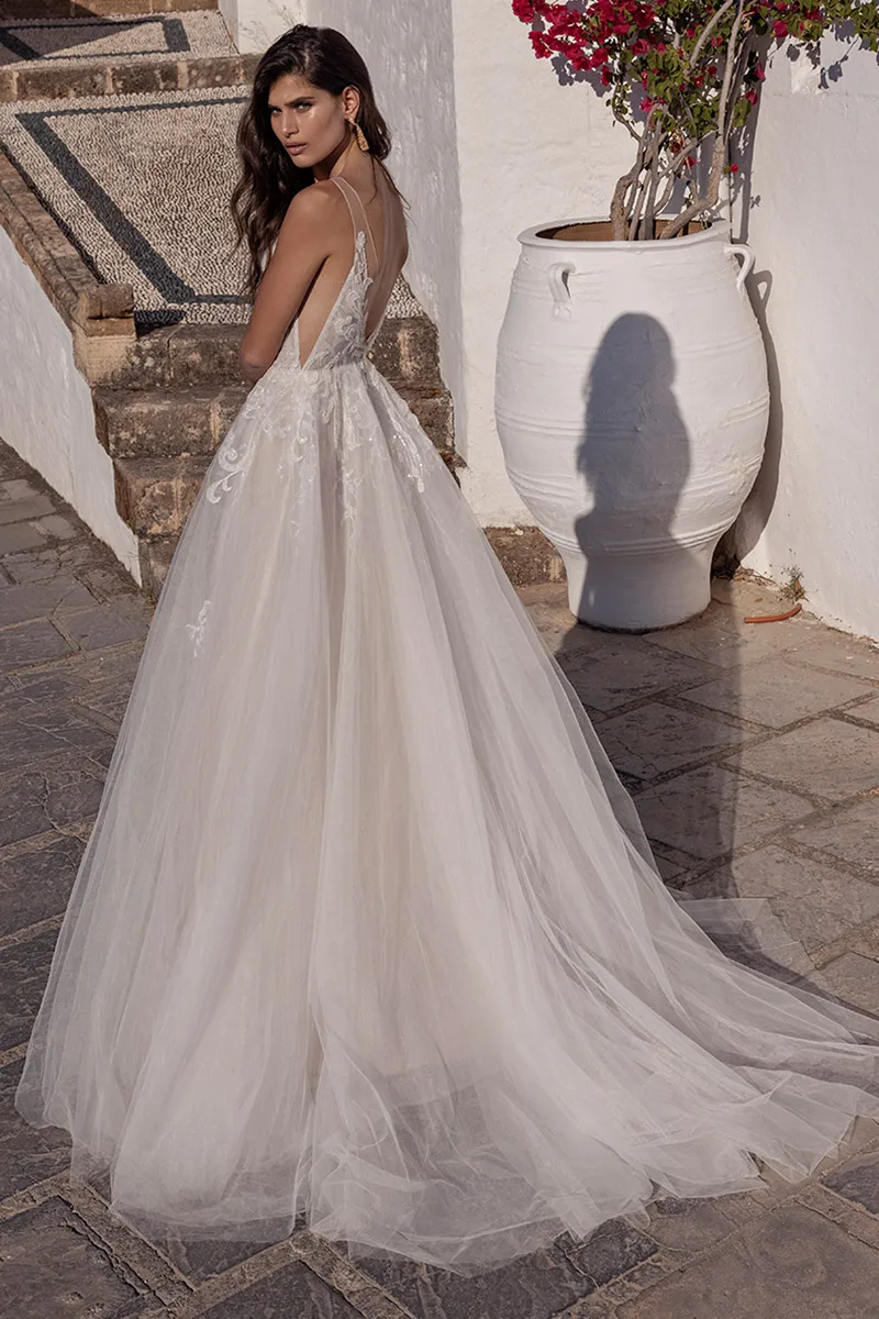 Abito da sposa Seona — Collezione Acqua, dettaglio 2