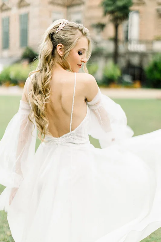 Castello di Collegno — Shooting sposa Torino, Idea Sposa Couture (11)