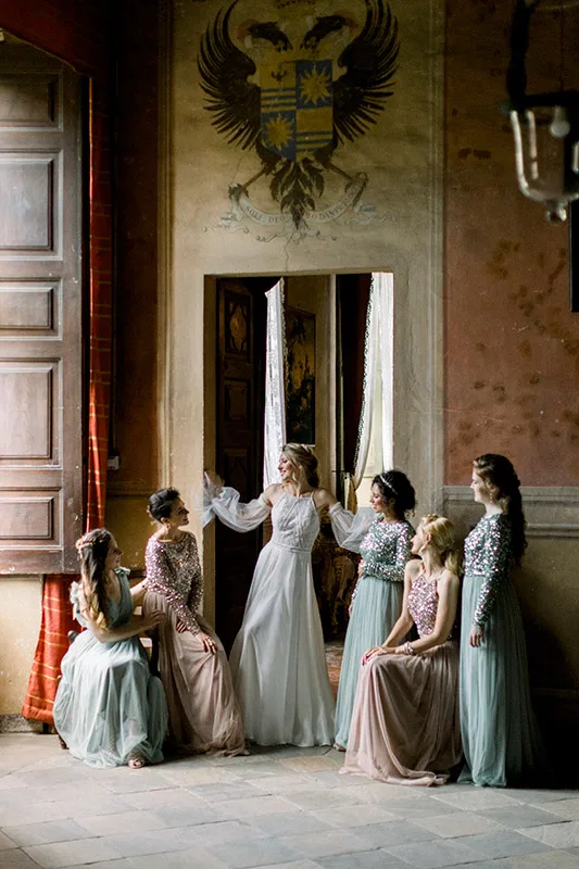 Castello di Collegno — Shooting sposa Torino, Idea Sposa Couture (2)