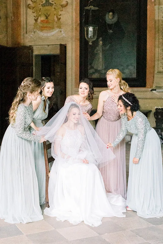 Castello di Collegno — Shooting sposa, Idea Sposa Couture Torino