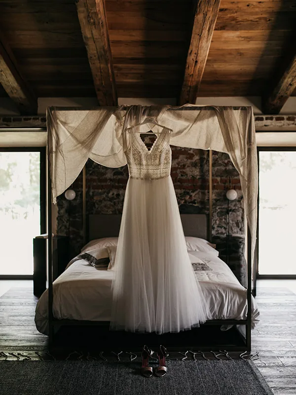 Abbazia di Ranverso — Shooting sposa, Idea Sposa Couture Torino
