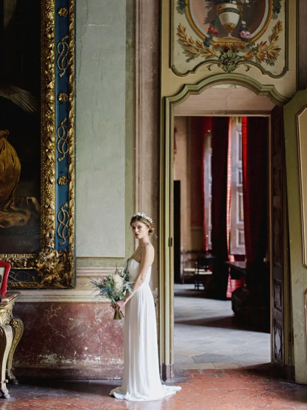 Castello di Collegno — Shooting sposa Torino, Idea Sposa Couture (3)