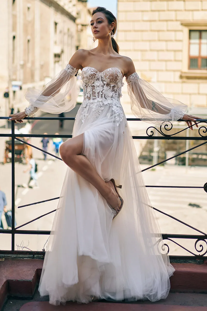 Abito da sposa Suzanna — Collezione Aria, dettaglio 4
