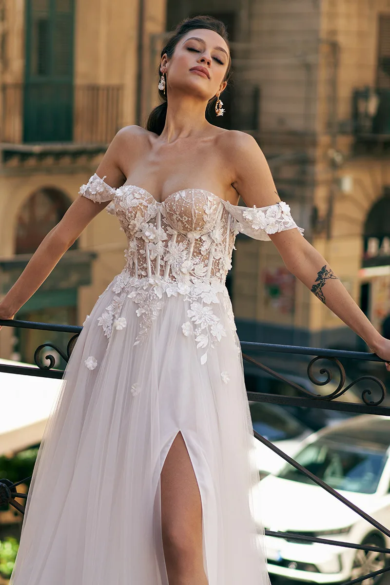 Abito da sposa Suzanna — Collezione Aria, dettaglio 5