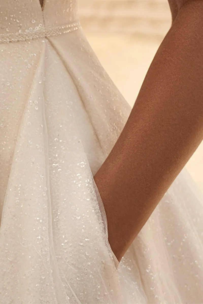 Abito da sposa Symphony — Collezione Terra, dettaglio 6