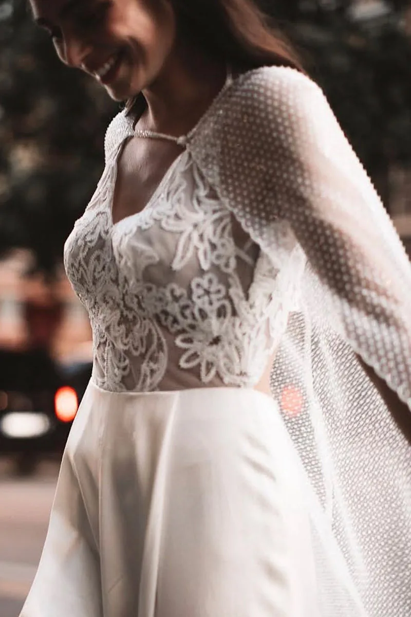 Abito da sposa Tuta Mg — Couture, dettaglio 3