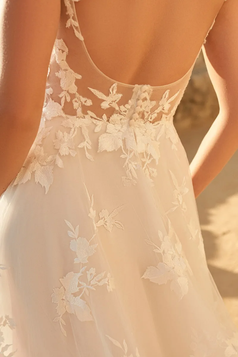 Abito da sposa Winter — Collezione Terra, dettaglio 7
