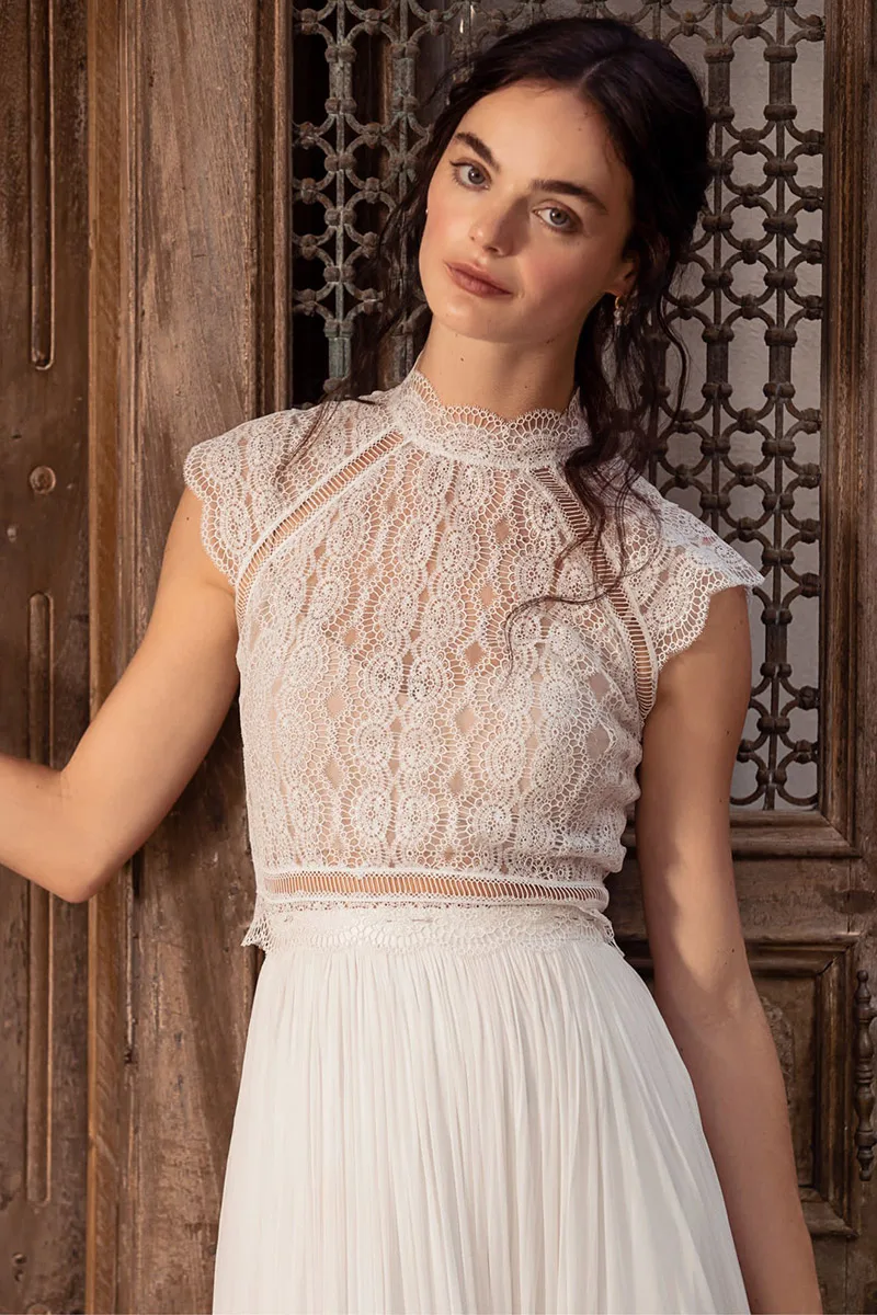 Abito da sposa Abby topper — Catherine Deane, dettaglio 3
