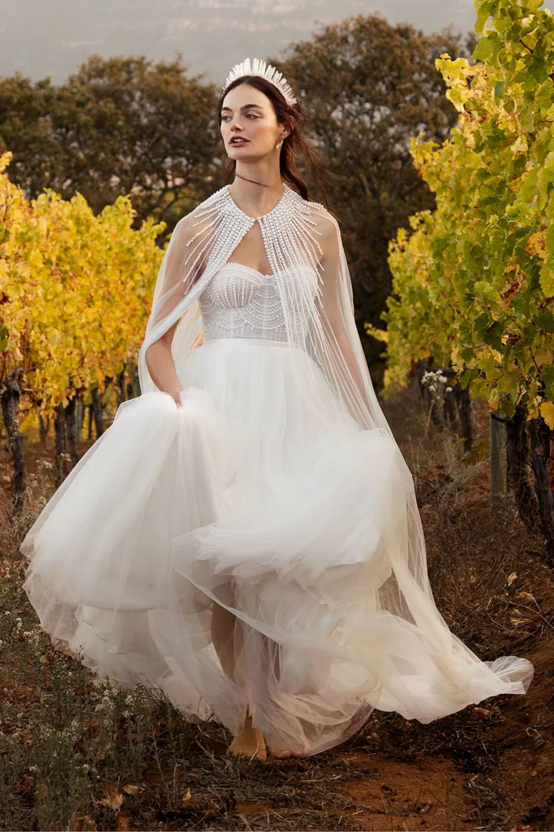 Abito da sposa Misty skirt — Catherine Deane, dettaglio 3
