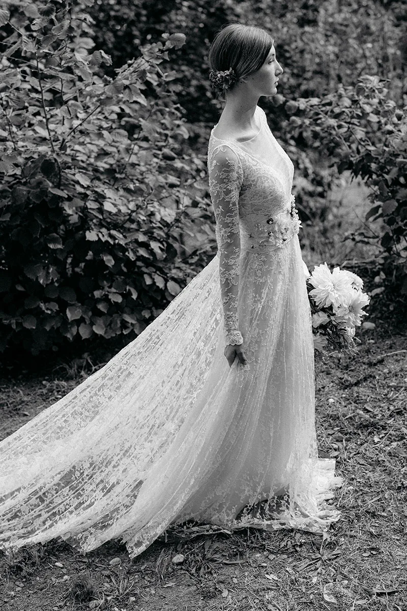 Abito da sposa 111 — Iris noble, dettaglio 3