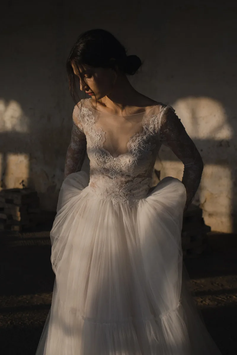 Abito da sposa 134 — Iris noble, dettaglio 4