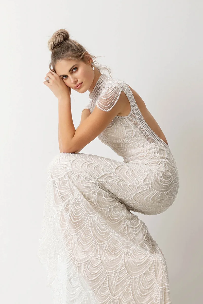 Abito da sposa Anya gown — Catherine Deane, dettaglio 3