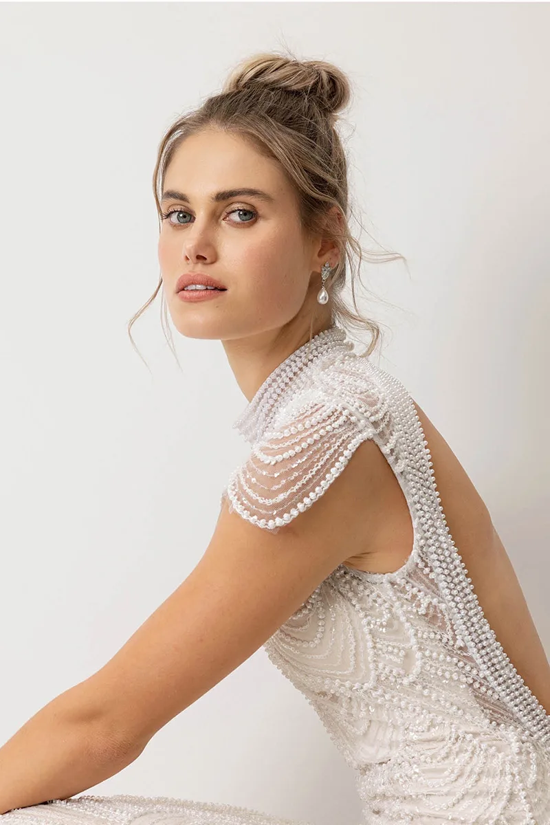 Abito da sposa Anya gown — Catherine Deane, dettaglio 4