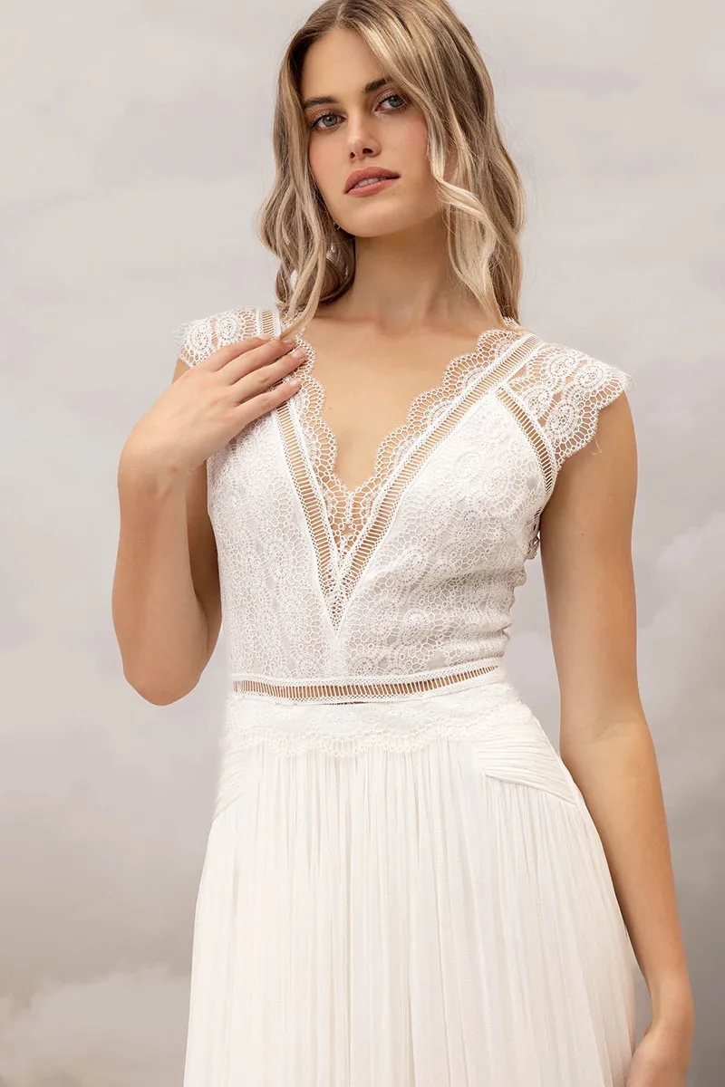 Abito da sposa Bebe top — Catherine Deane, dettaglio 3