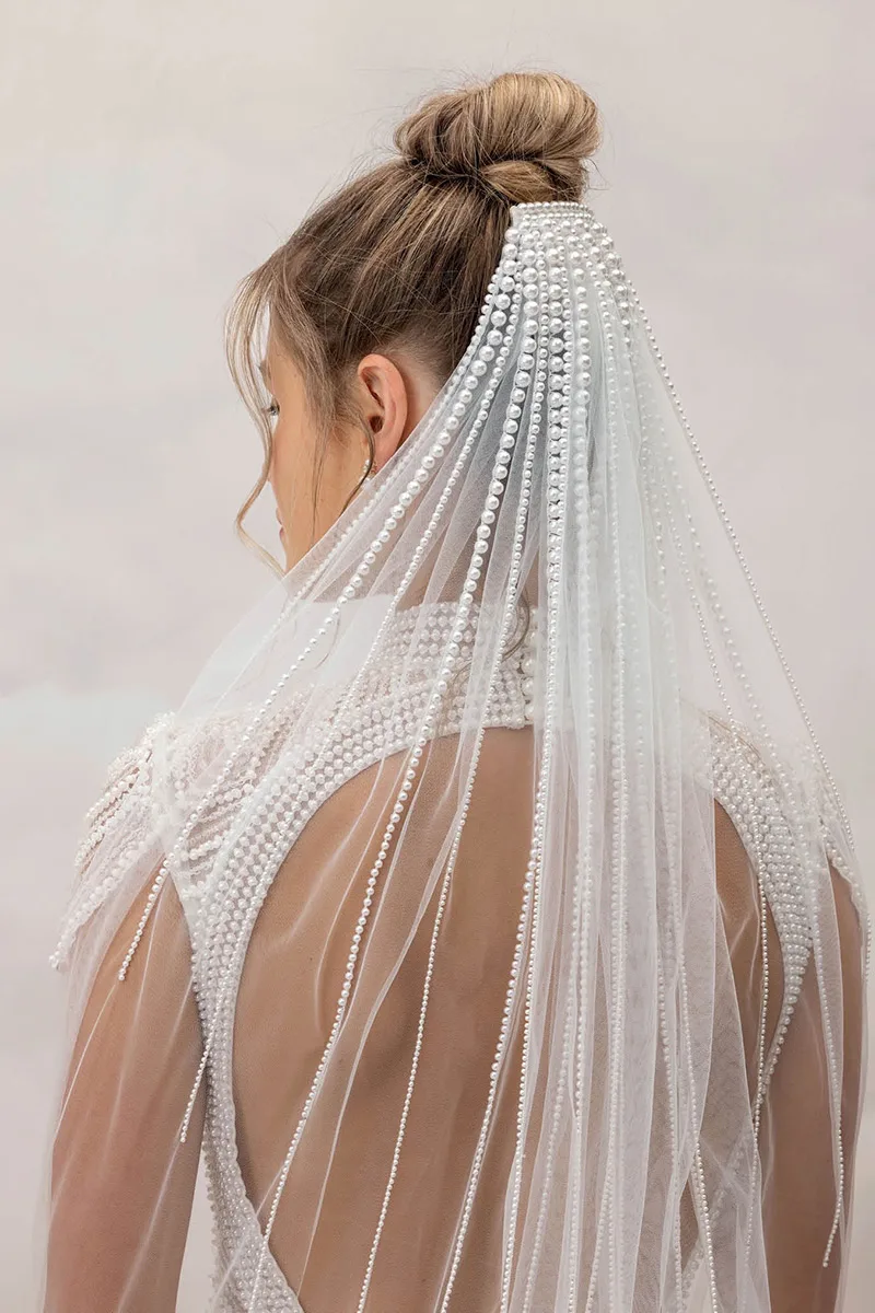 Abito da sposa Stardust veil — Catherine Deane, dettaglio 3