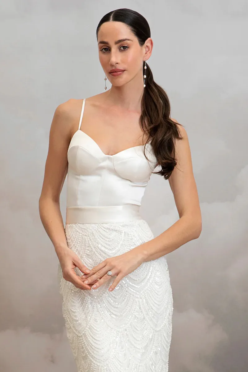 Abito da sposa Alea bodice — Catherine Deane