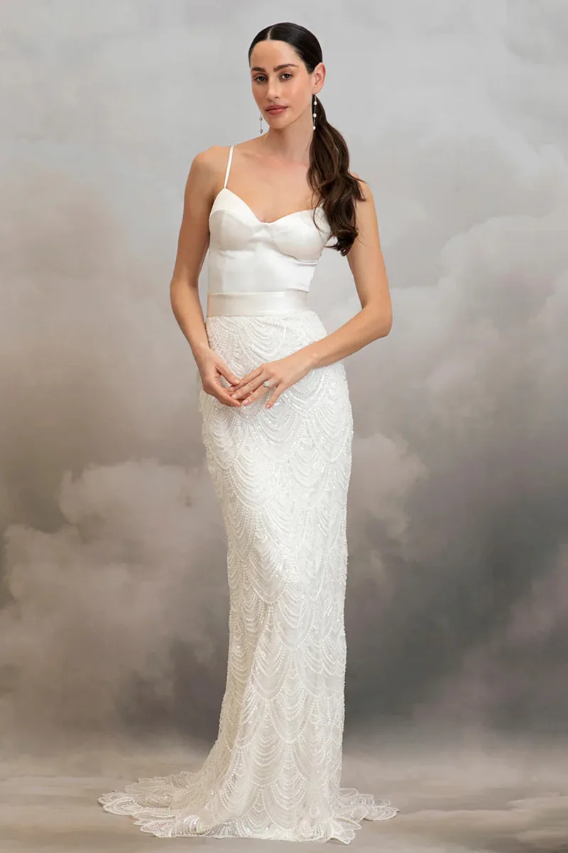 Abito da sposa Aurora skirt — Catherine Deane, dettaglio 4