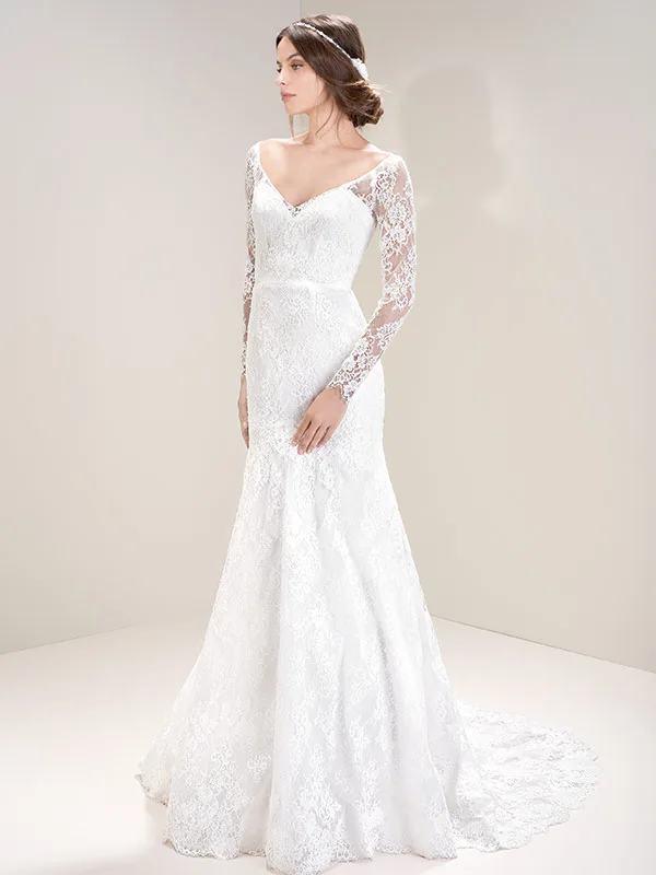 Abito da sposa Banijul — Collezione Fuoco, dettaglio 3