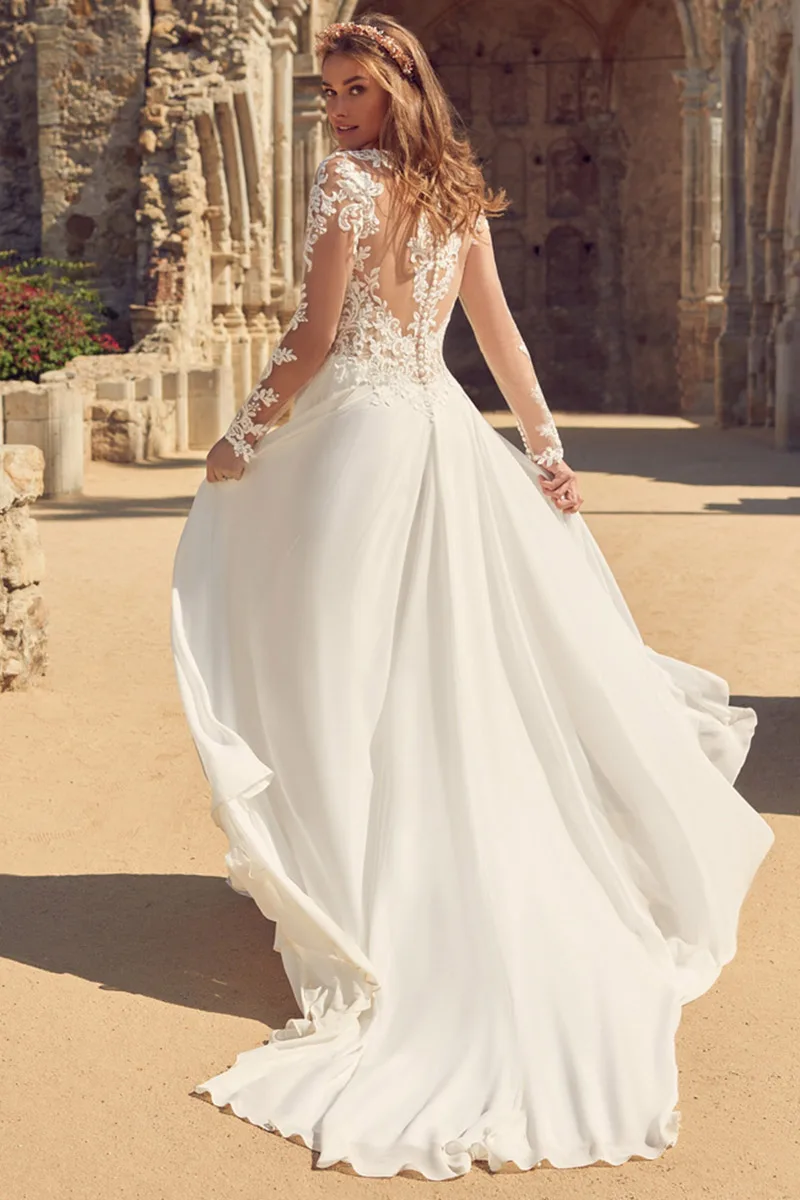 Abito da sposa Chantal lynette — Collezione Fuoco, dettaglio 2