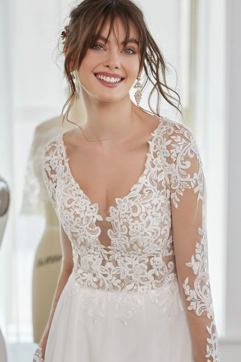 Abito da sposa Chantal lynette — Collezione Fuoco, dettaglio 7