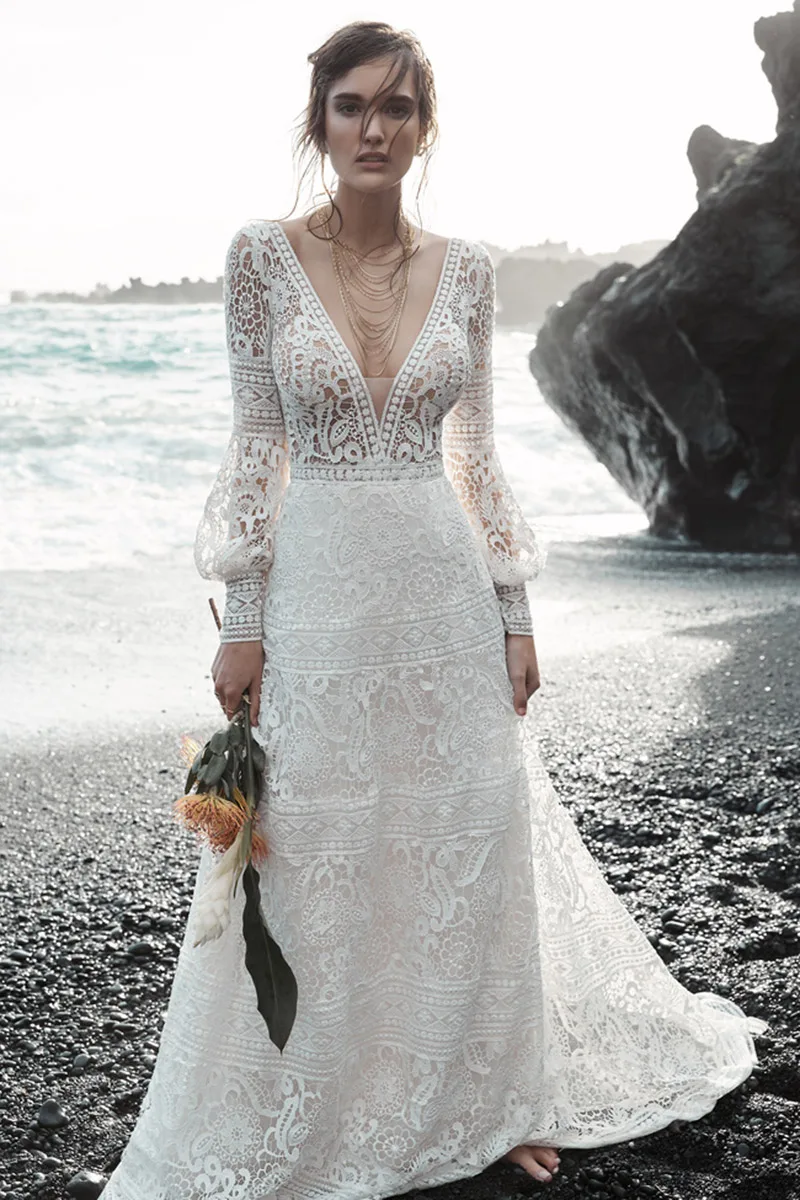 Abito da sposa Finely — Collezione Fuoco, dettaglio 7