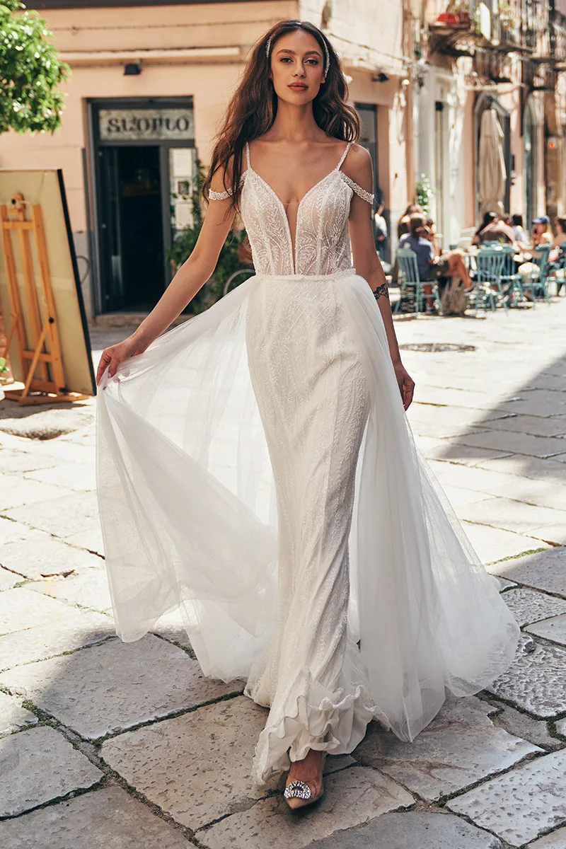 Abito da sposa Paloma — Collezione Acqua, dettaglio 4