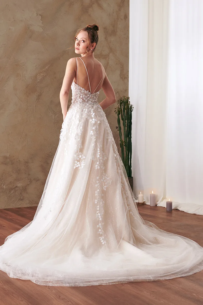 Abito da sposa Priscilla — Collezione Aria, dettaglio 2