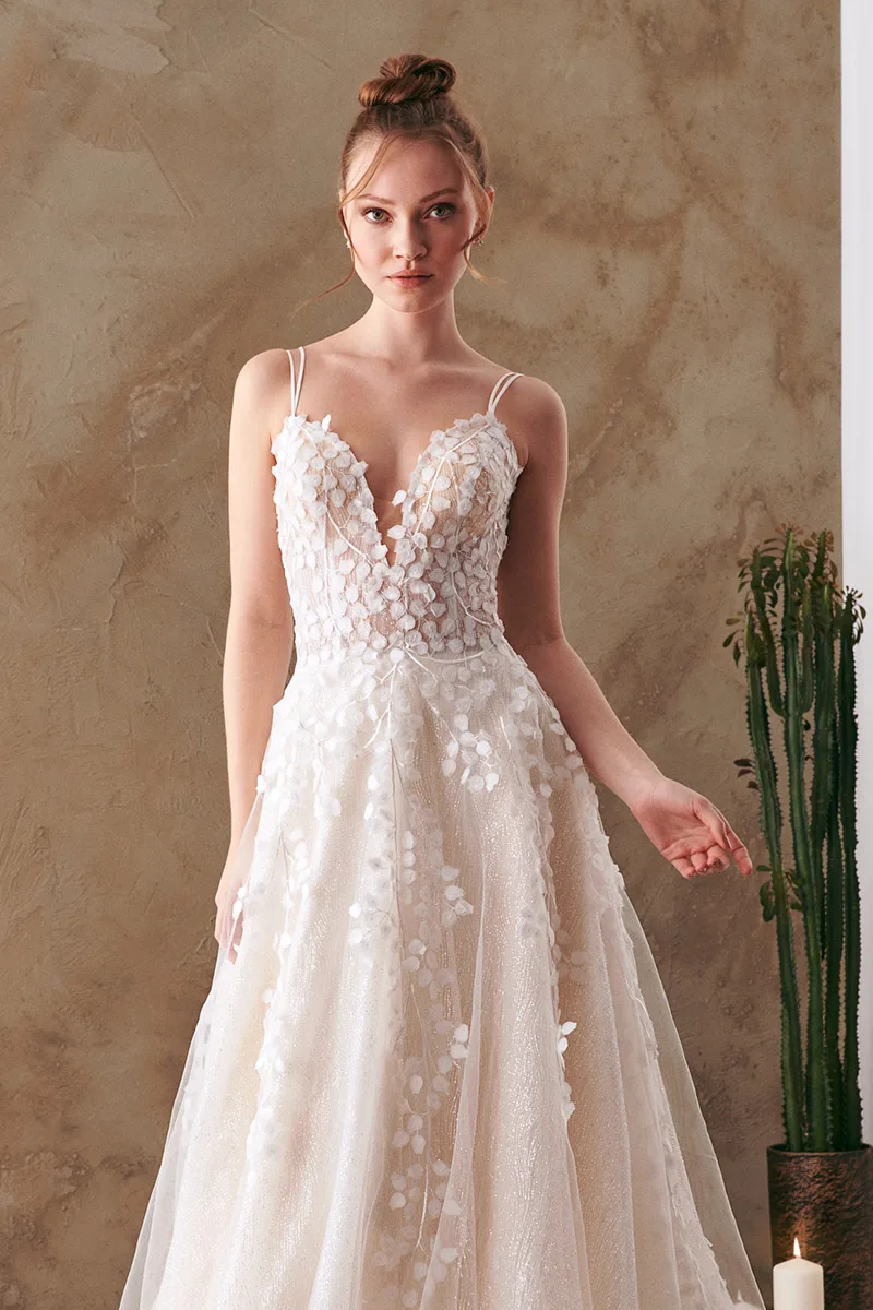 Abito da sposa Priscilla — Collezione Aria, dettaglio 3